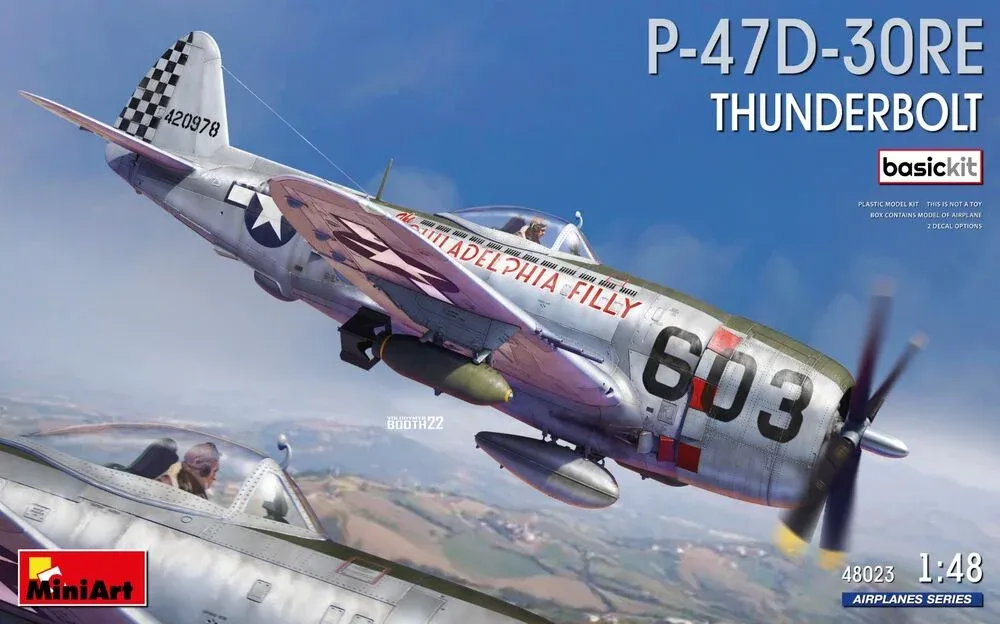 MiniArt 48023 P-47D-30RE Thunderbolt Basic Kit (1/48)