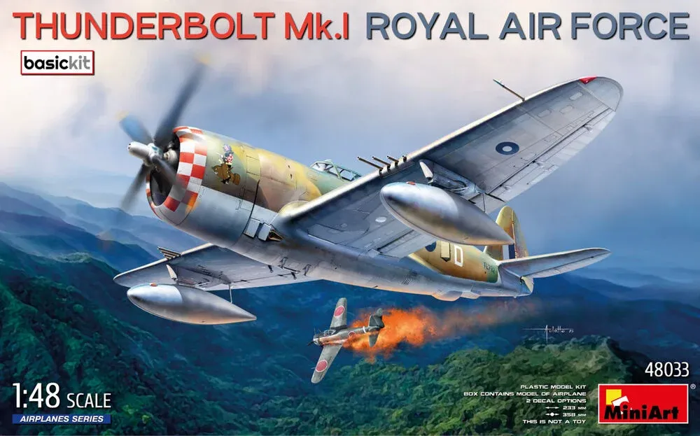 MiniArt 48033 Thunderbolt Mk.I Royal Air Force Basic Kit (1/48)