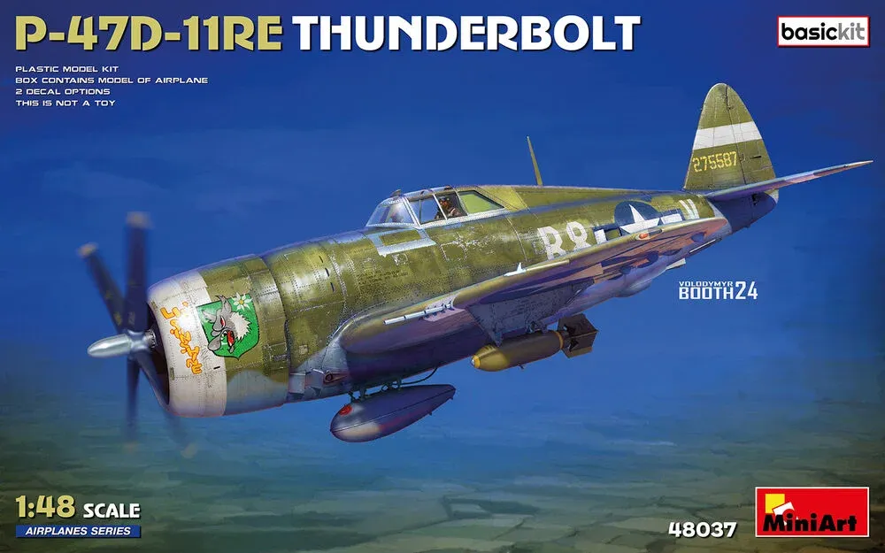 MiniArt 48037 P-47D-11RE Thunderbolt Basic Kit (1/48)