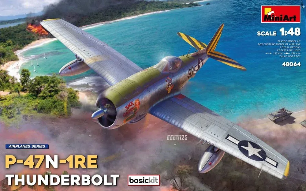 MiniArt 48064 P-47N-1RE Thunderbolt Basic Kit (1/48)