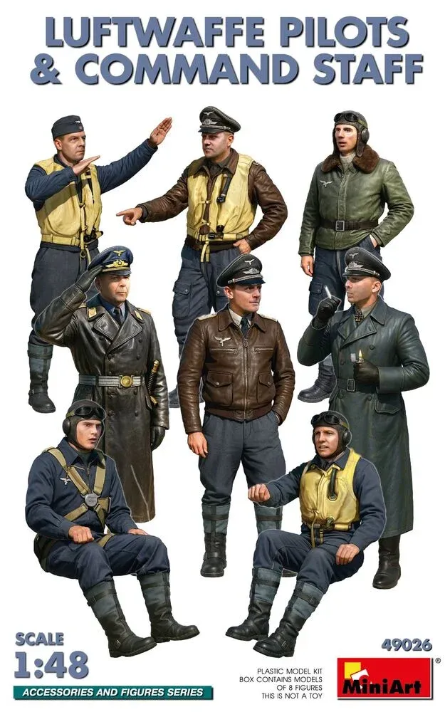 MiniArt 49026 1/35 piloti a štábní personál Luftwaffe