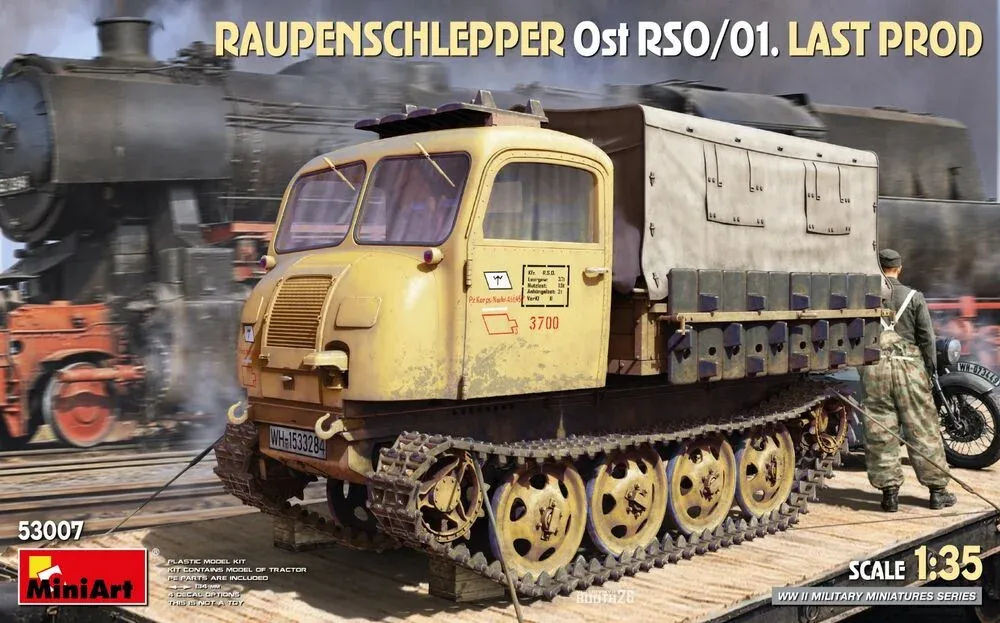 MiniArt 1/35 Raupenschlepper Ost RSO/01 Last Production — pásový transportér