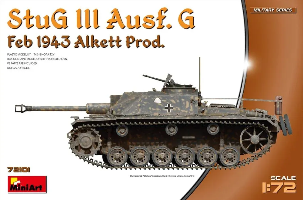 MiniArt 72101 StuG III Ausf. G výroba únor 1943 (1/72)