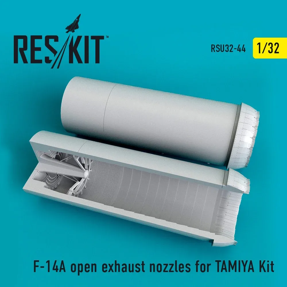 Sada otevřených výfukových trysek Reskit RSU32-0044 pro F-14A Tomcat 1/32 Tamiya