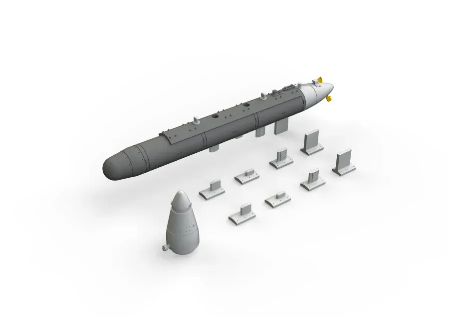 Modelářský doplněk Eduard 648492 AN/ALQ-71(V)-3 ECM kontejner v měřítku 1/48