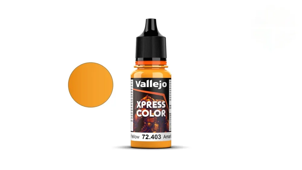 Lahvička akrylové barvy Vallejo Xpress Color 72403 Imperial Yellow 18 ml
