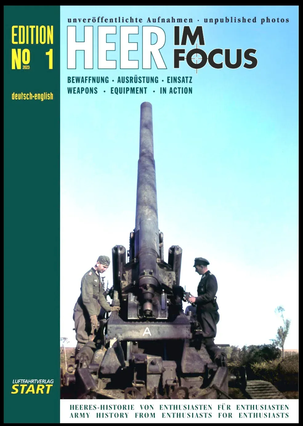 Obálka publikace Heer im Focus No. 1, edice 2023, Luftfahrtverlag-Start