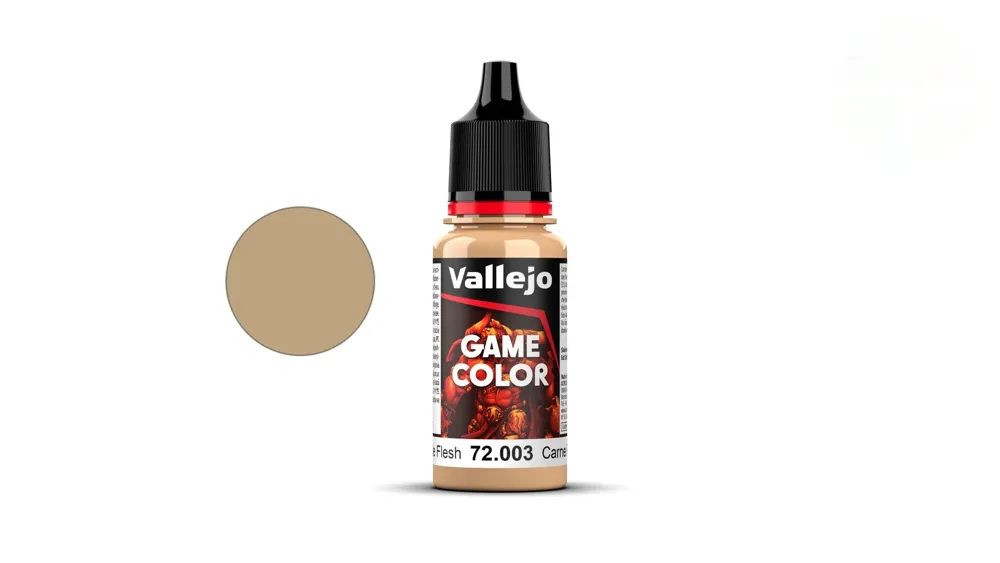 Lahvička akrylové barvy Vallejo Game Color 72003 světlá pleťová Pale Flesh 18 ml