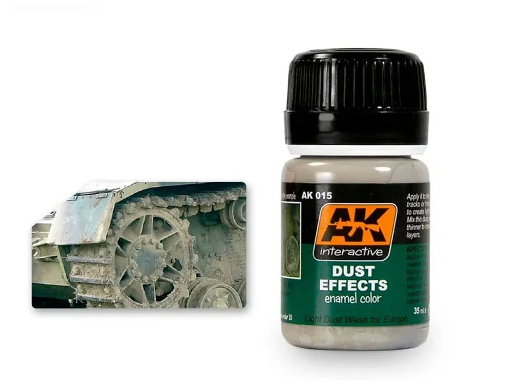 Lahvička AK Interactive Enamel Effects AK015 Dust Effects 35 ml, emailový efekt prachu