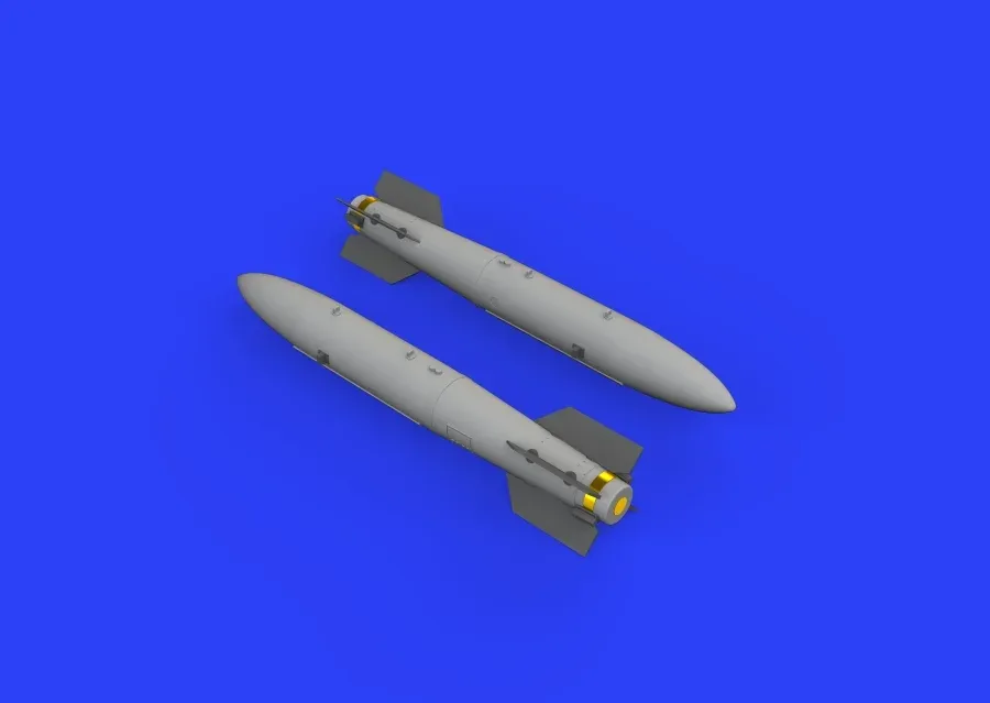 Resinová sada Eduard Brassin 648447 jaderná puma B43-0 s ocasní částí SC43-4/-7 v měřítku 1/48