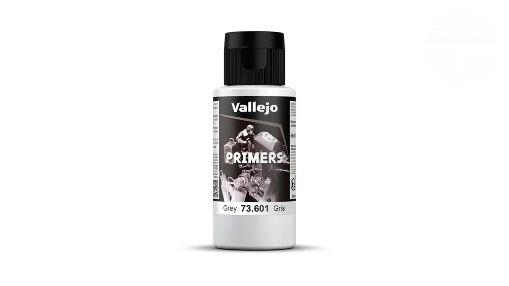 Lahvička základové barvy Vallejo Surface Primer 73601 šedá 60 ml