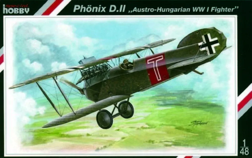 Krabice stavebnice Special Hobby SH48036 Phönix D.II/IIa v měřítku 1/48
