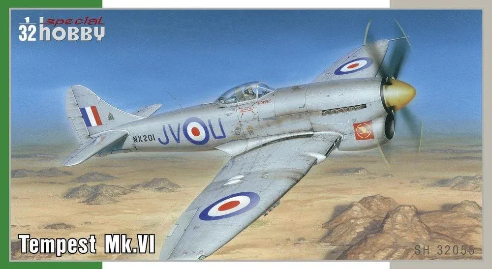 Krabice stavebnice Special Hobby SH32055 Hawker Tempest Mk.VI v měřítku 1/32