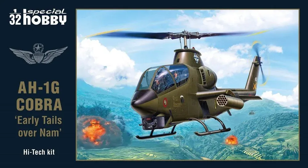 Krabice stavebnice Special Hobby SH32082 AH-1G Cobra Hi-Tech Kit v měřítku 1/32