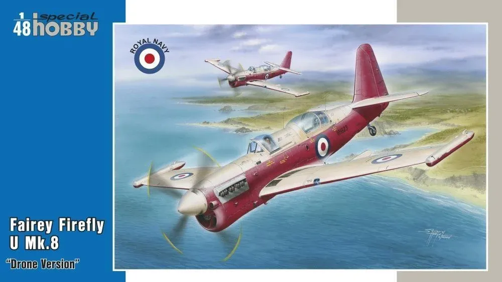 Krabice stavebnice Special Hobby SH48166 Fairey Firefly U.8 v měřítku 1/48