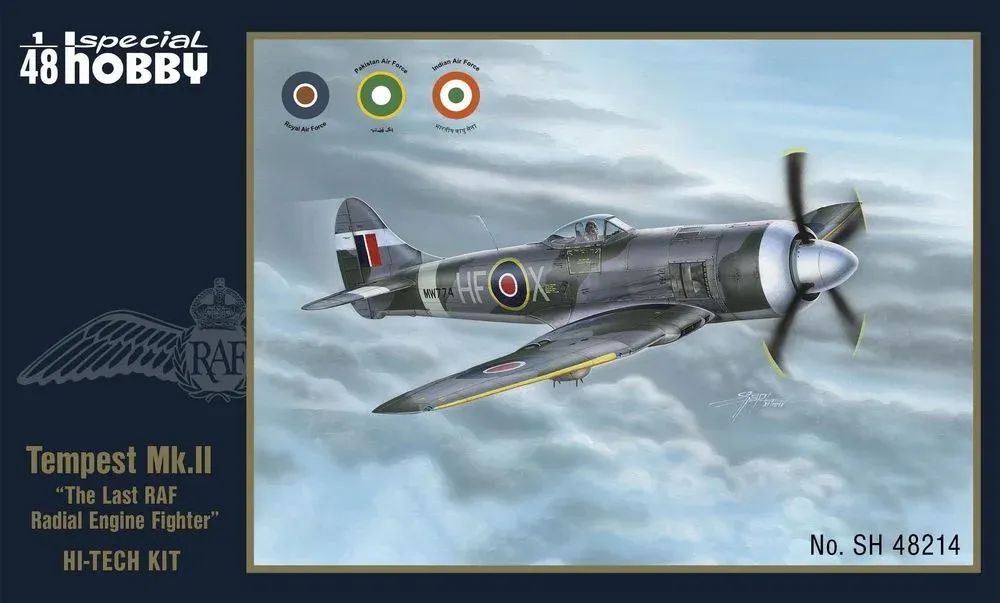 Krabice stavebnice Special Hobby SH48214 Tempest Mk.II Hi-Tech v měřítku 1/48