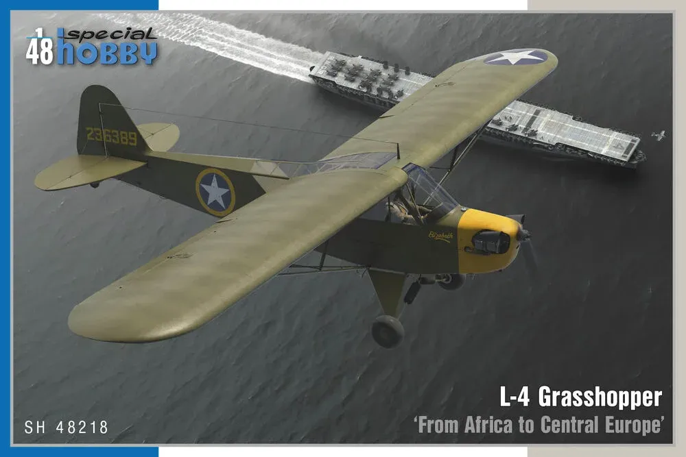 Krabice stavebnice Special Hobby 1/48 L-4 Grasshopper From Africa to Central Europe, SH48218