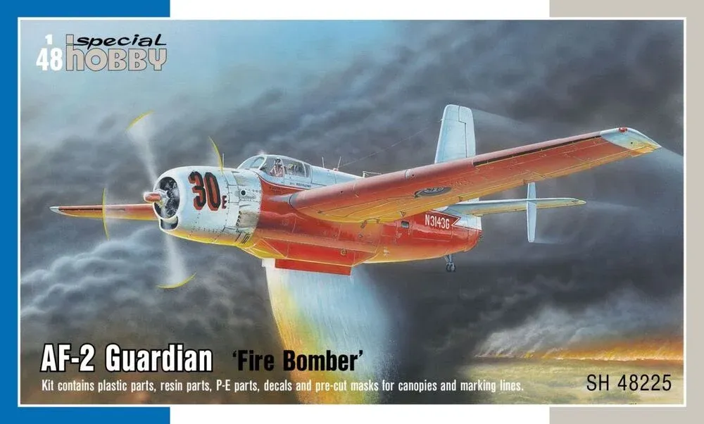 Krabice stavebnice Special Hobby SH48225 AF-2 Guardian Fire Bomber v měřítku 1/48