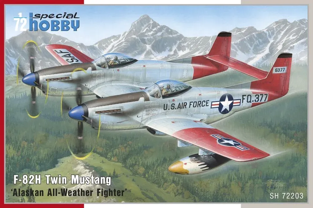 Krabice stavebnice Special Hobby SH72203 F-82H Twin Mustang Alaskan All Weather Fighter 1/72