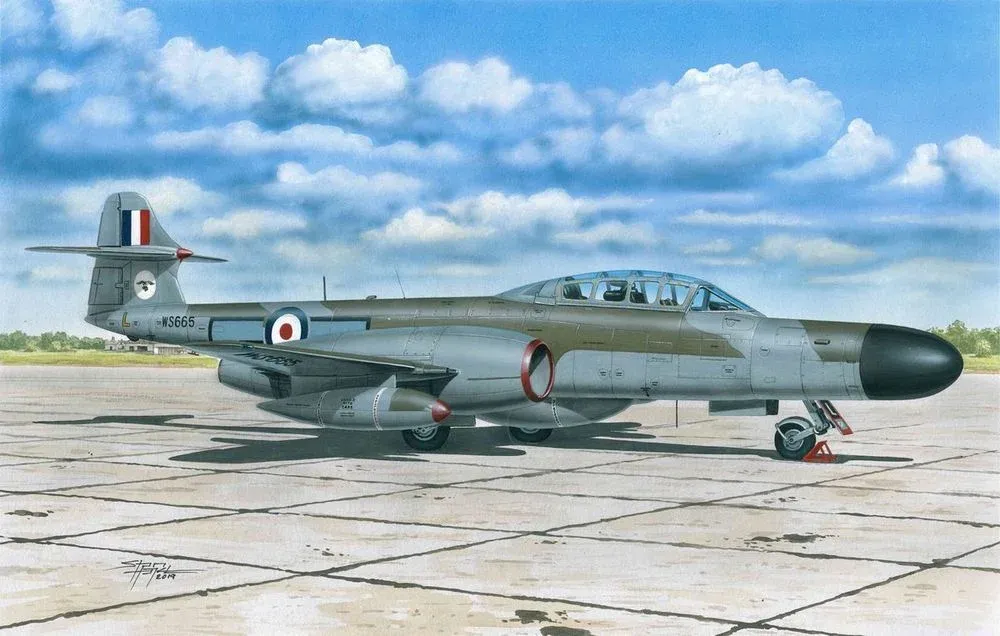 Krabice stavebnice Special Hobby SH72360 A.W. Meteor NF Mk.12 v měřítku 1/72