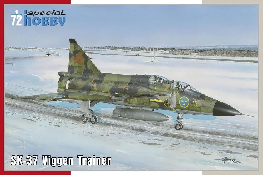 Krabice stavebnice Special Hobby SH72381 SK-37 Viggen v měřítku 1/72