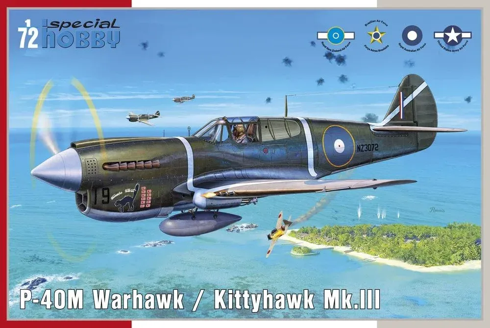 Krabice stavebnice Special Hobby SH72382 P-40M Warhawk v měřítku 1/72