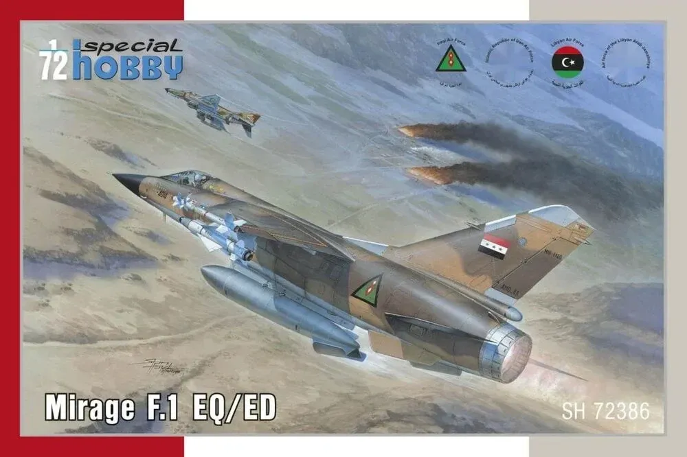 Krabice stavebnice Special Hobby SH72386 Mirage F.1 EQ/ED v měřítku 1/72