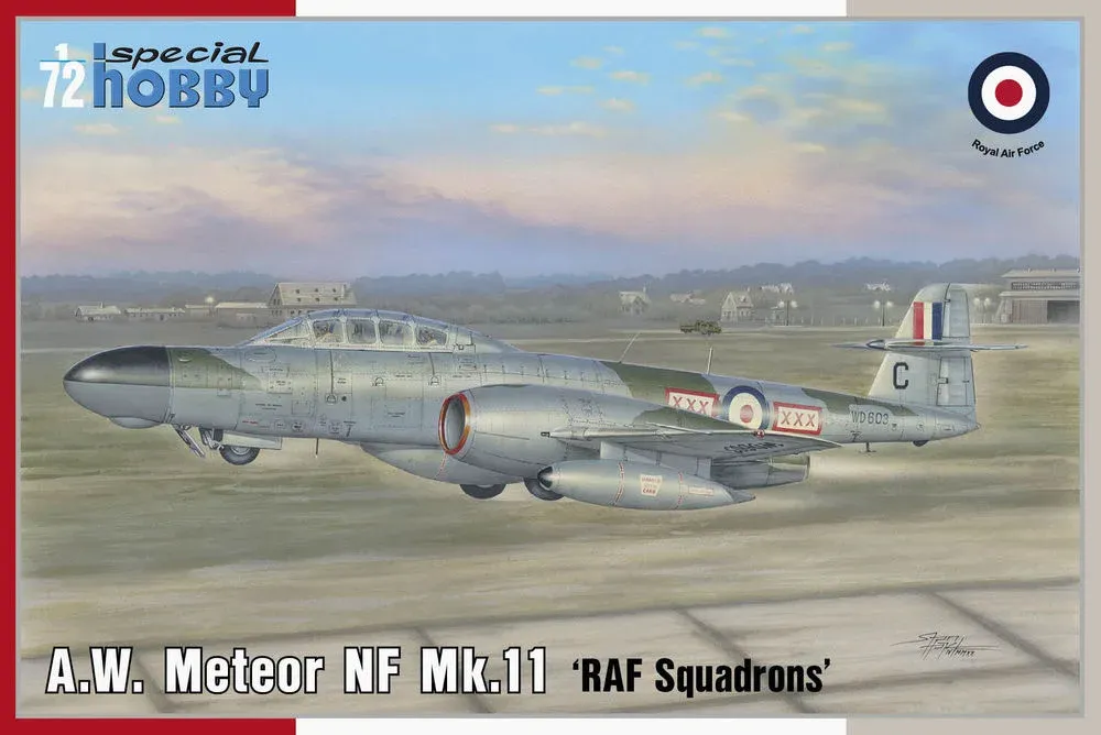 Krabice stavebnice Special Hobby SH72437 A.W. Meteor NF Mk.11 RAF Squadrons v měřítku 1/72
