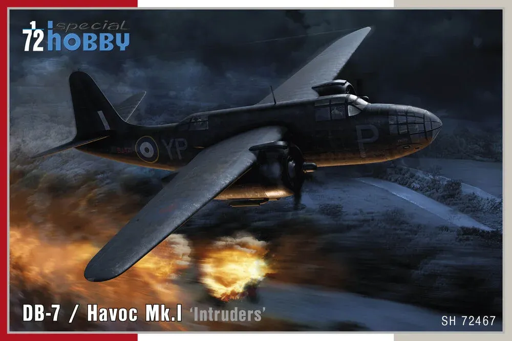 Krabice stavebnice Special Hobby SH72467 DB-7 Havoc Mk.I ‘Intruders’ v měřítku 1/72
