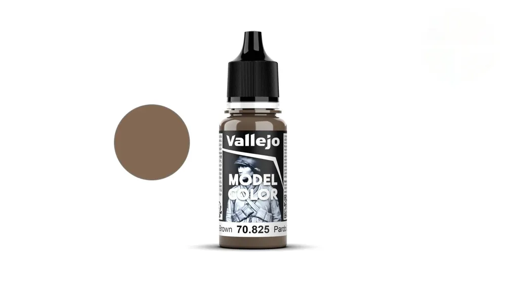 Lahvička akrylové barvy Vallejo Model Color 70825 světle hnědá matná 18 ml