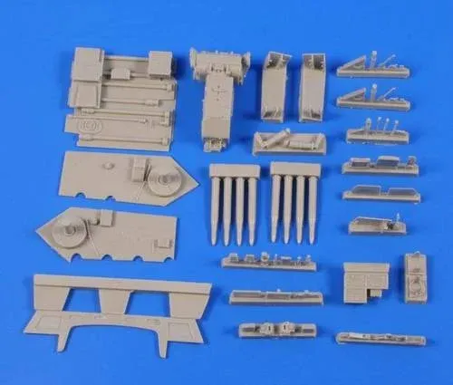 Resinová sada CMK 3062 King Tiger stanoviště řidiče pro Tamiya v měřítku 1/35