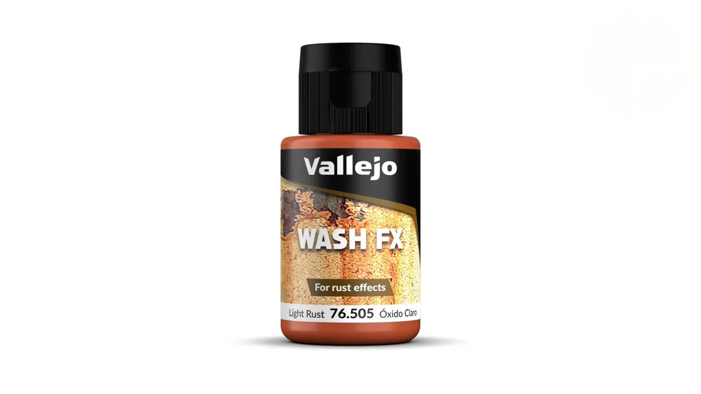 Lahvička akrylového washe Vallejo Wash FX 76505 světlá rez 35 ml
