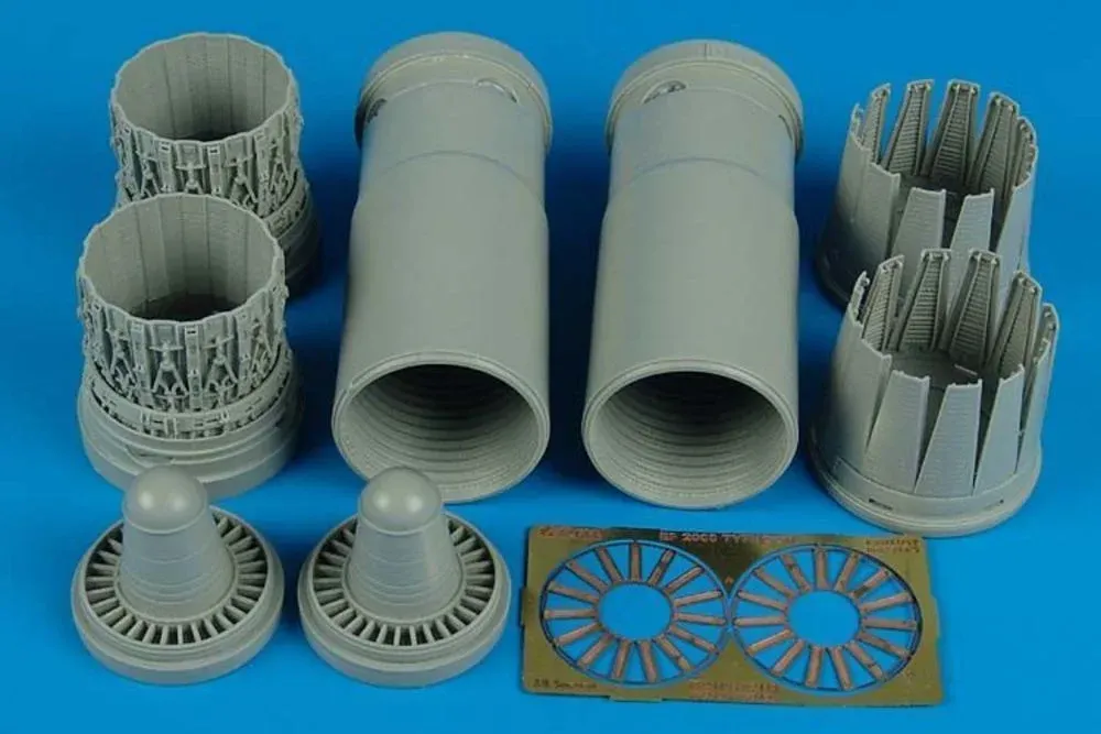 Resinová sada Aires 2119 výstupní trysky EF-2000A Typhoon 1/32 pro stavebnici Trumpeter