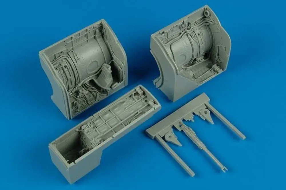 Resinová sada Aires 2133 podvozkové šachty MiG-23 Flogger 1/32 pro stavebnici Trumpeter