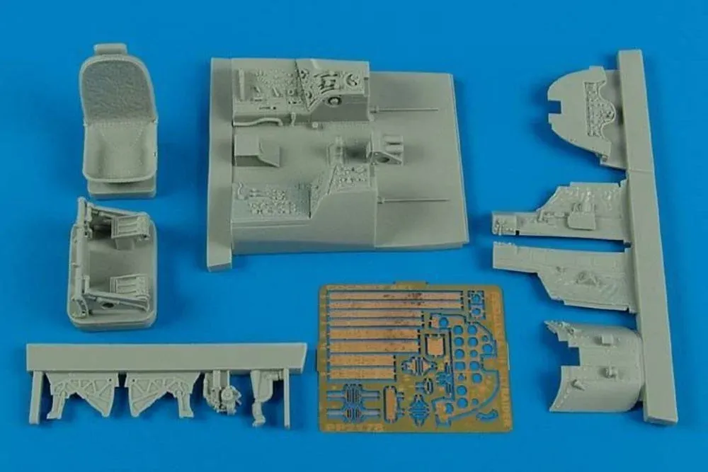 Aires 2178 resinový kokpit A-1H Skyraider 1/32, resinové díly interiéru kabiny