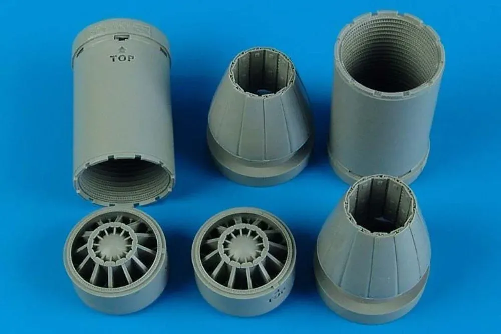 Resinová sada Aires 2179 – výstupní trysky F/A-18E/F Super Hornet 1/32 v zavřené poloze