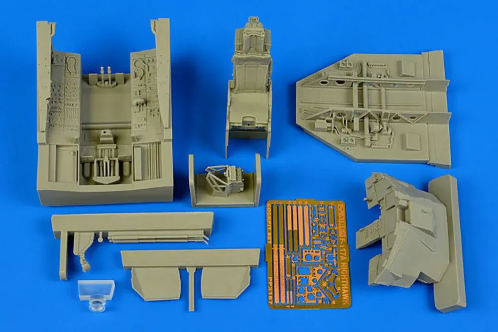 Resinový set kokpitu Aires 2187 pro F-117A Nighthawk 1/32 Trumpeter