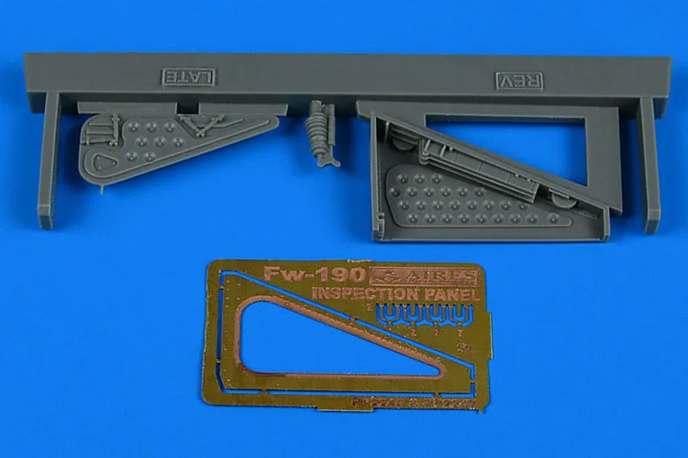 Resinová sada Aires 2247 inspekční panel pozdní verze Fw 190 v měřítku 1/32 pro Revell