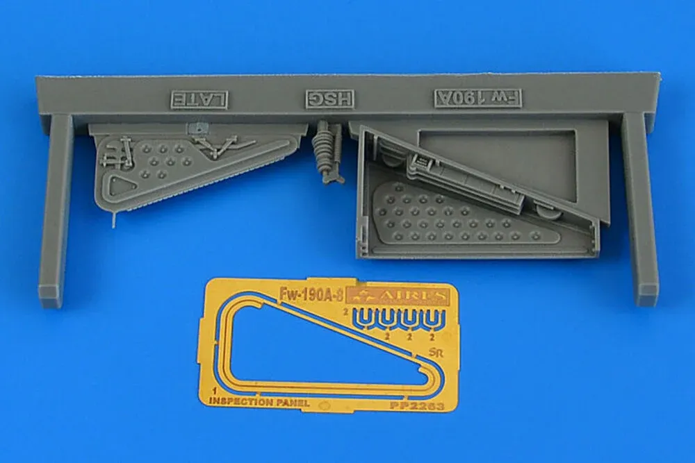 Resinový detailní set Aires 2263 inspekční panel Fw 190A-8 v měřítku 1/32