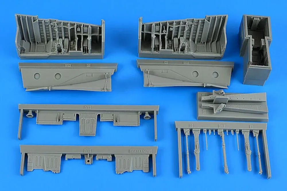 Resinová sada Aires 2267 podvozkové šachty Tornado GR.4 v měřítku 1/32 pro stavebnici Italeri