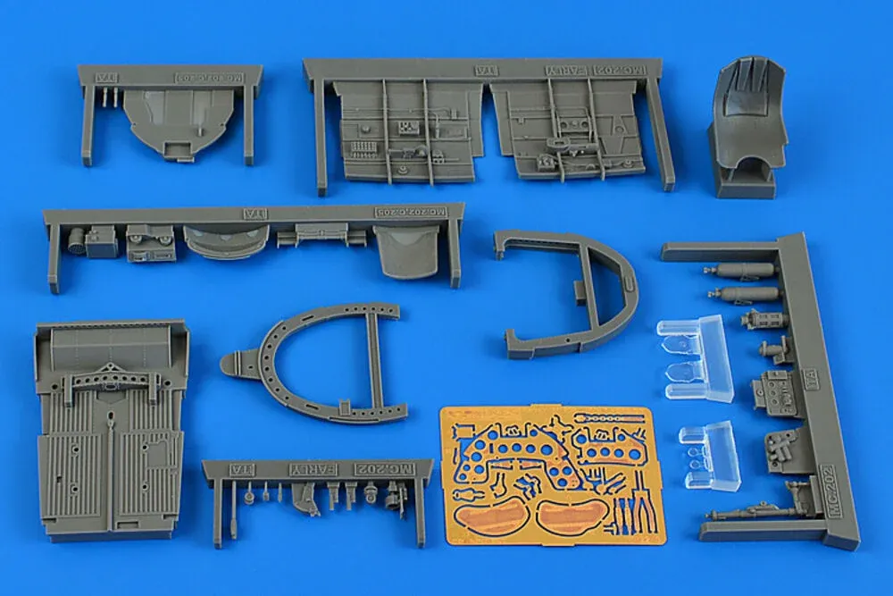 Resinový kokpitový set Aires 2276 pro Macchi MC.202 v měřítku 1/32