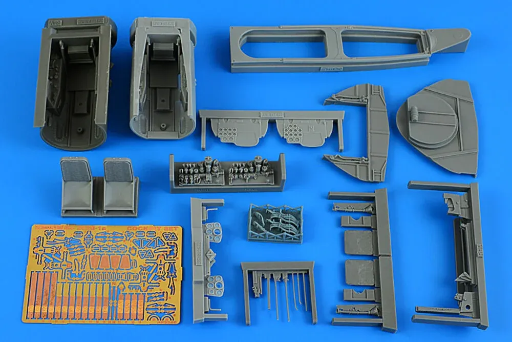 Resinový set kokpitu Aires 2280 pro Me 262B-1a v měřítku 1/32 (Revell)