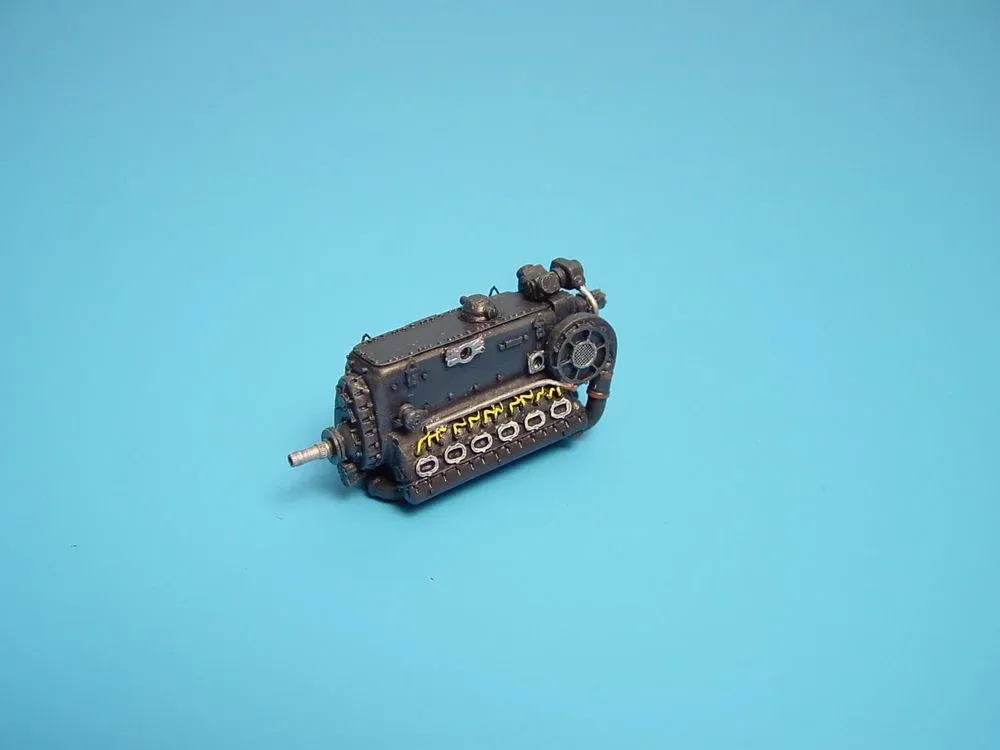 Detailní sada Aires 4093 motor Daimler Benz DB 601A v měřítku 1/48 pro modely letadel