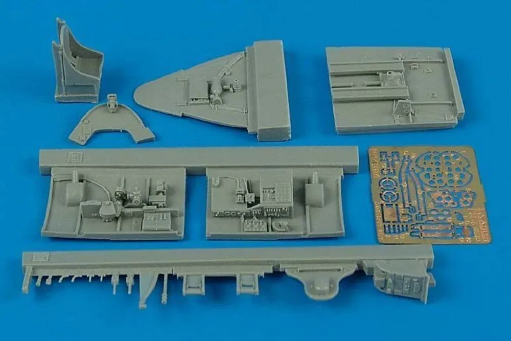 Resinová kokpitová sada Aires 4394 pro F6F-5 Hellcat v měřítku 1/48