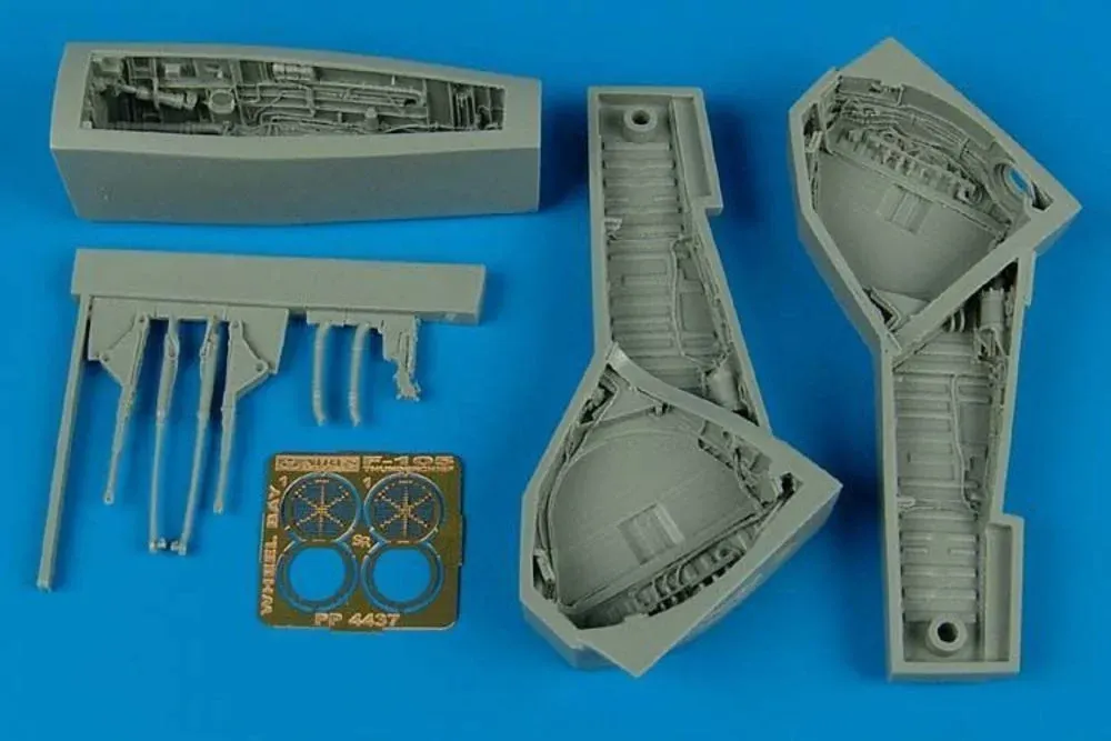 Resinová sada Aires 4437 podvozkové šachty F-105 Thunderchief v měřítku 1/48