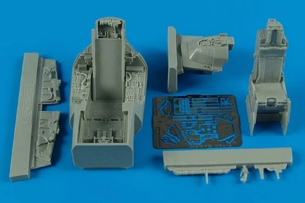 Resinový kokpit set Aires 4514 pro model F-16C Barak Block 40 Kinetic v měřítku 1/48