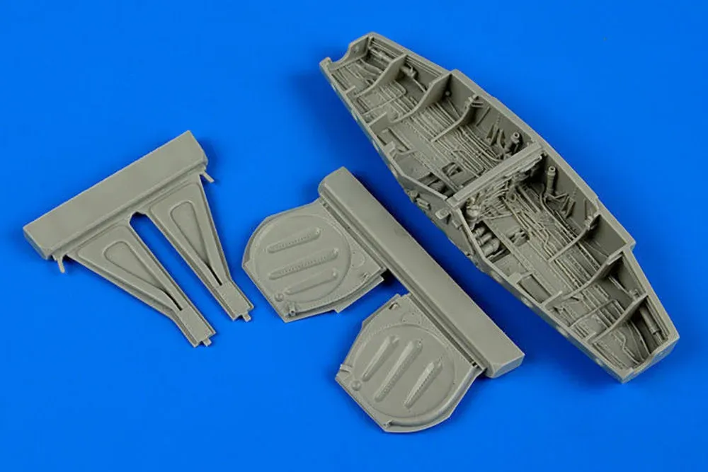 Resinové podvozkové šachty Aires 4613 pro P-51D Mustang v měřítku 1/48