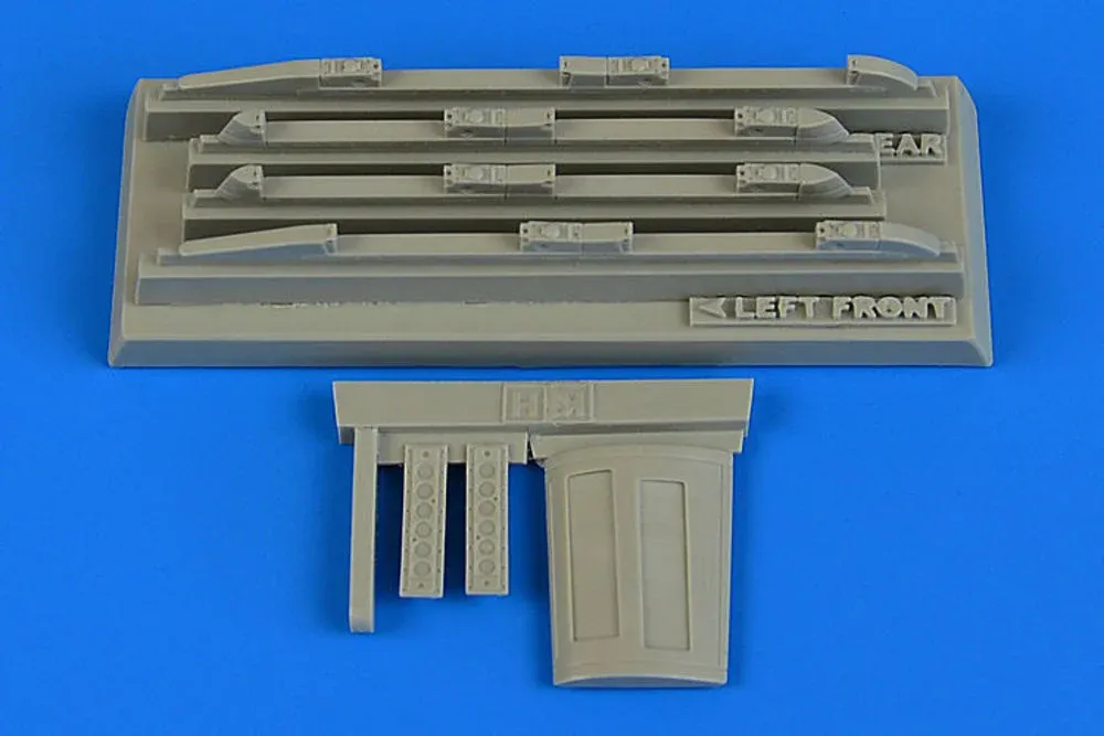 Detailní sada Aires 4743 – prázdné výmetnice klamných cílů pro Su-17/22 Fitter K v měřítku 1/48
