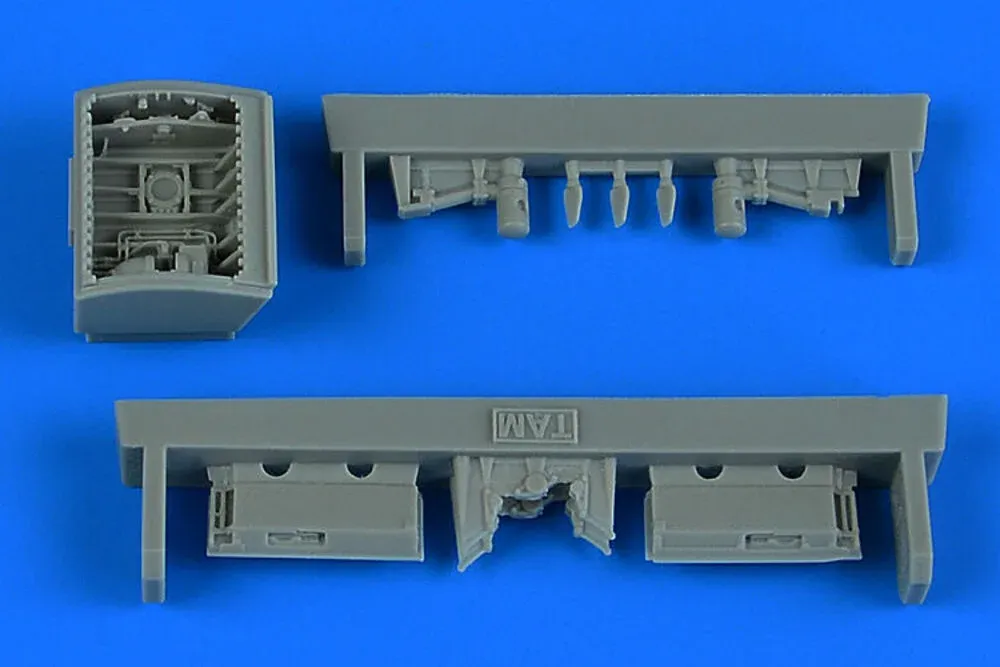 Resinový detailní set Aires 4868 ram air turbína pro F-4B Phantom II 1/48 Tamiya