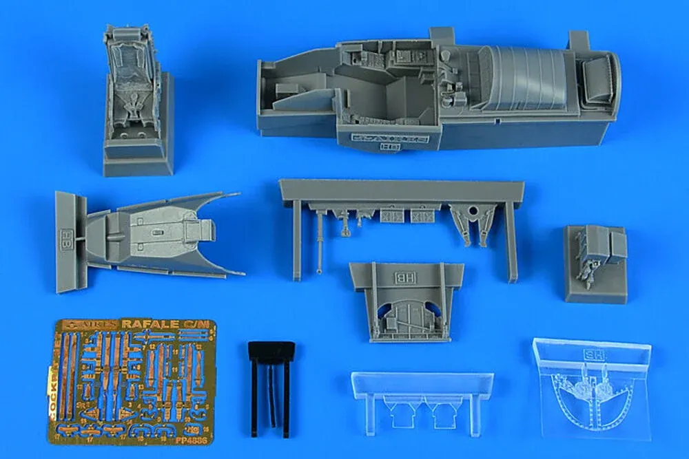Resinový set kokpitu Aires 4886 pro Rafale C/M v měřítku 1/48 (Hobby Boss)